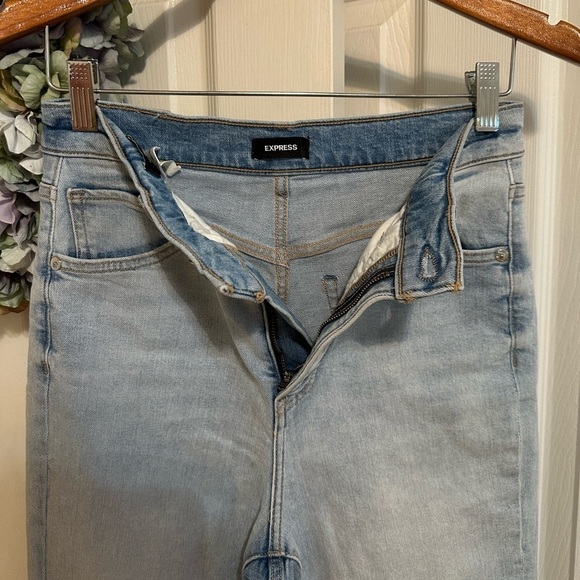 Express Slim Super High Rise Jean Stretch - Picture 9 of 12